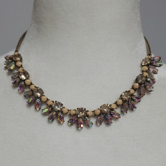 J. Crew Jewelry - J. Crew Multicolor Crystal Necklace
